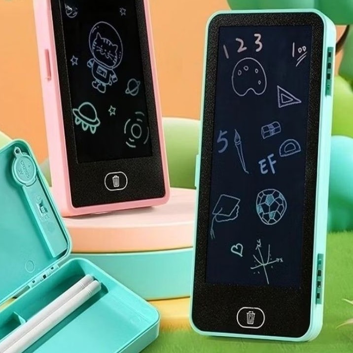 

6.6 Kotak pensil | tempat pensil lcd drawing box uk 21x9cm Free box