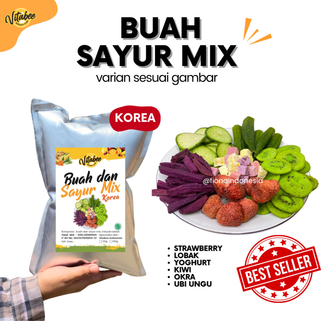 

Fiona Keripik Buah Dan Sayur Mix 350 Gram - Okra Wortel Apel Salak Pisang