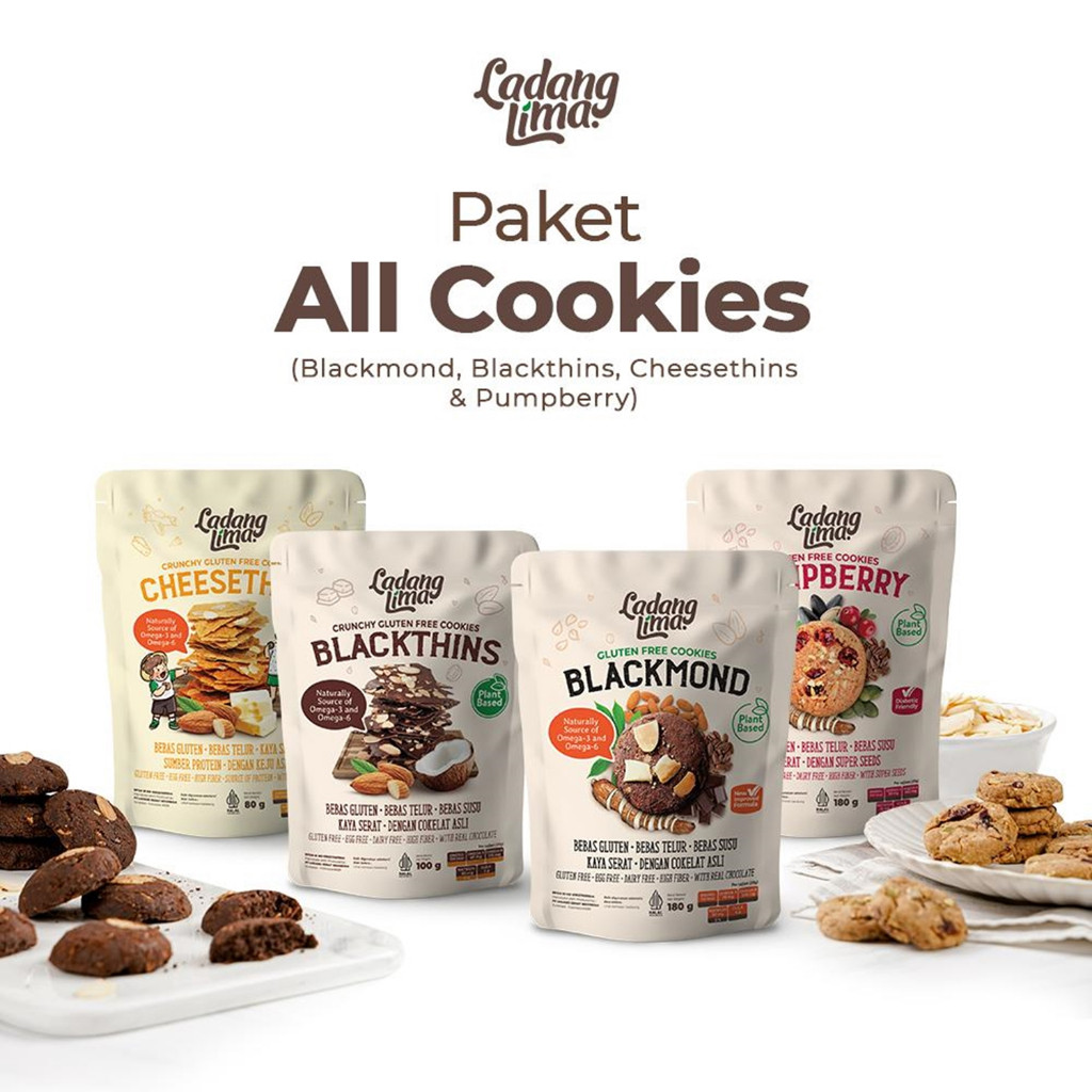 

Serba 100rb Cookies Gluten Free Ladang Lima | Healthy Snack With Protein