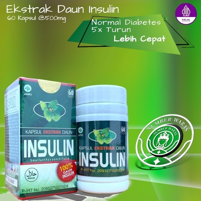 

(BISA COD) Best Promo!!! Kapsul Ekstrak Daun Insulin | Daun Yakon Obat Diabet, Kencing Manis / ARENA PRABOT
