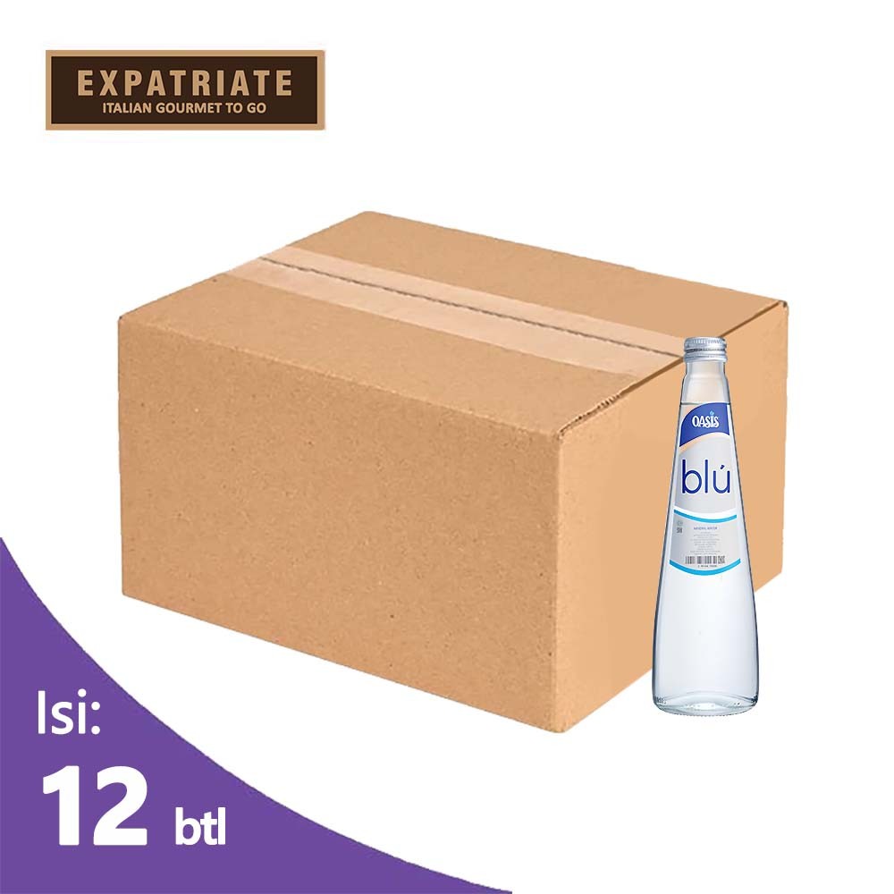 OASIS BLU AIR MINERAL BOTOL KACA 380ML (12pcs)