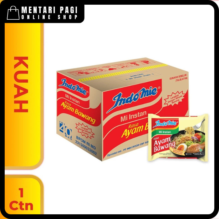 

1 Dus Isi 40 Pcs - Indomie Kuah Ayam Bawang