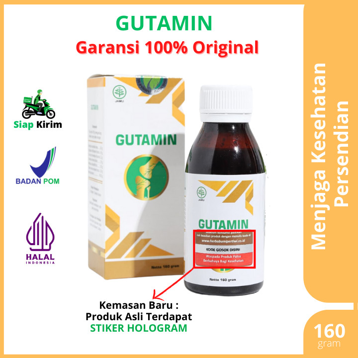 Madu Gutamin Herbal 100% Original Untuk Membantu Menjaga Kesehatan Persendian Asli