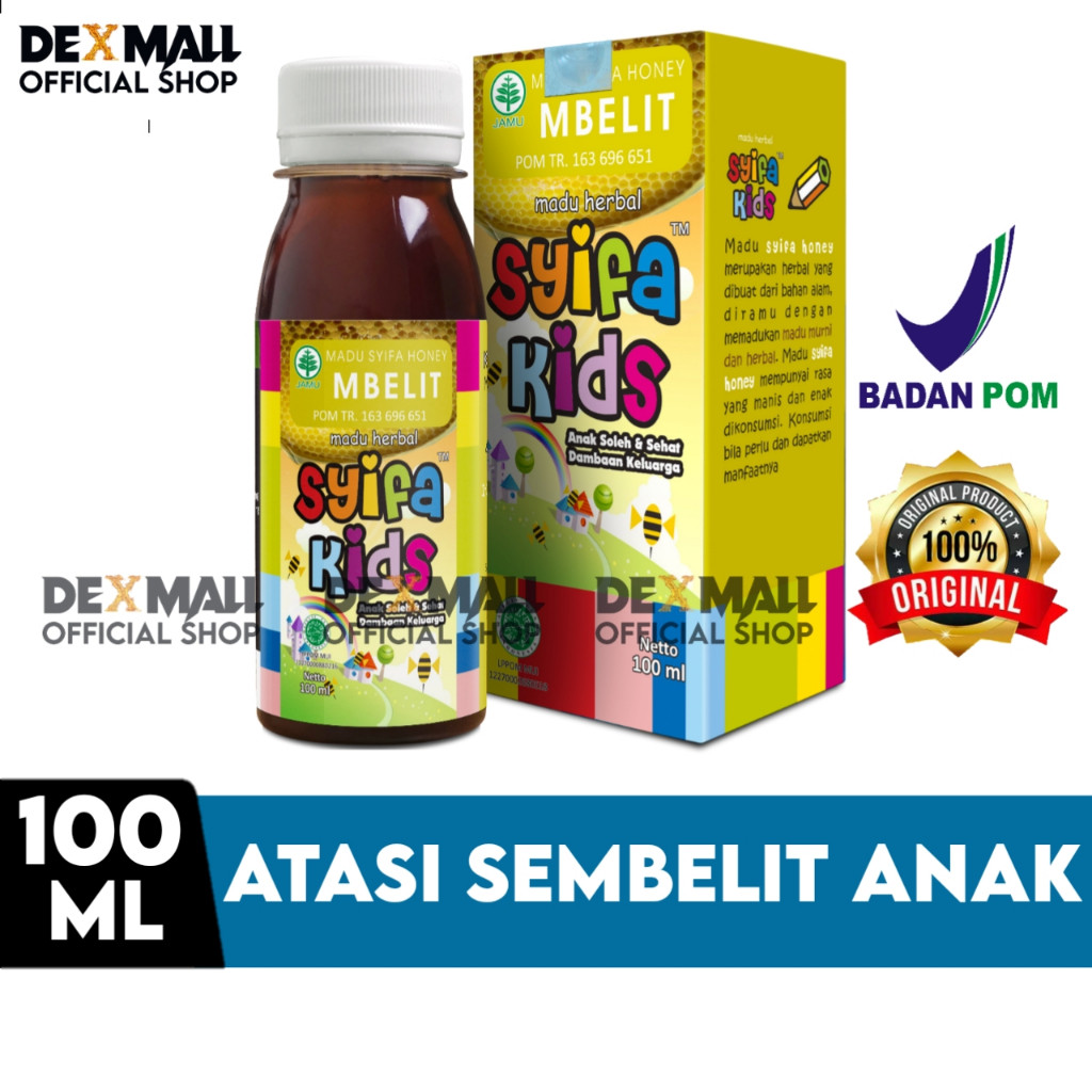 Obat Sembelit Anak Susah BAB Madu Syifa Kids Mbelit Melancarkan Buang Air Besar Pencahar Alami Bayi 