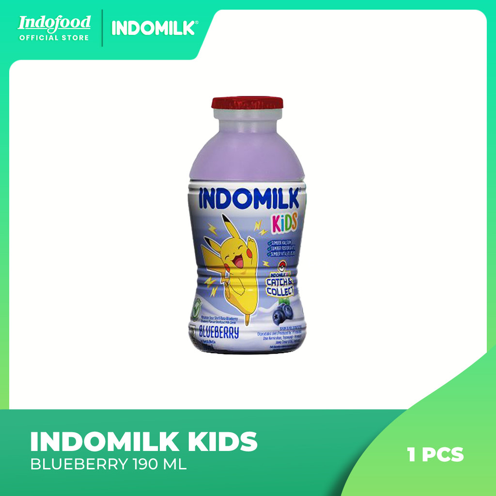 

Indomilk Blueberry Botol 190ml