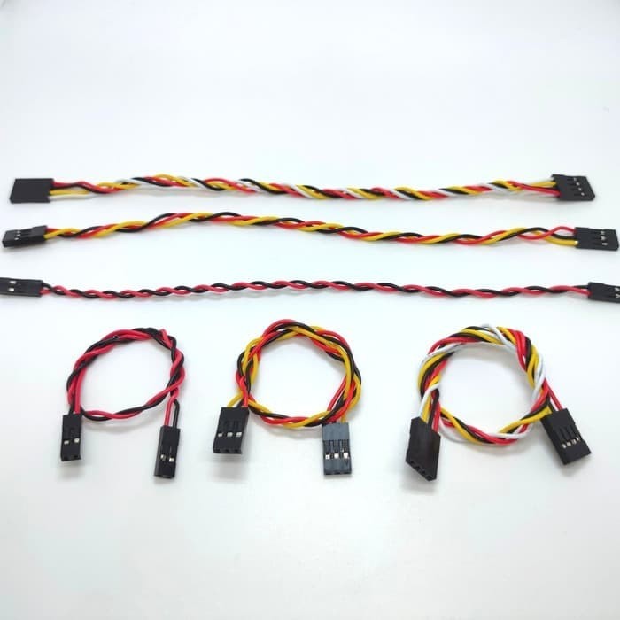 AMD99 Kabel Jumper Dupont Twist 2P 3P 4P 20cm Female to Female - 2 Pin - 2 pin