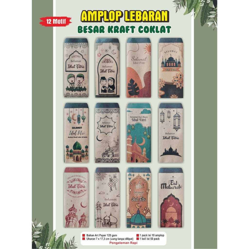 

AMPLOP LEBARAN BESAR 1 pack isi 10