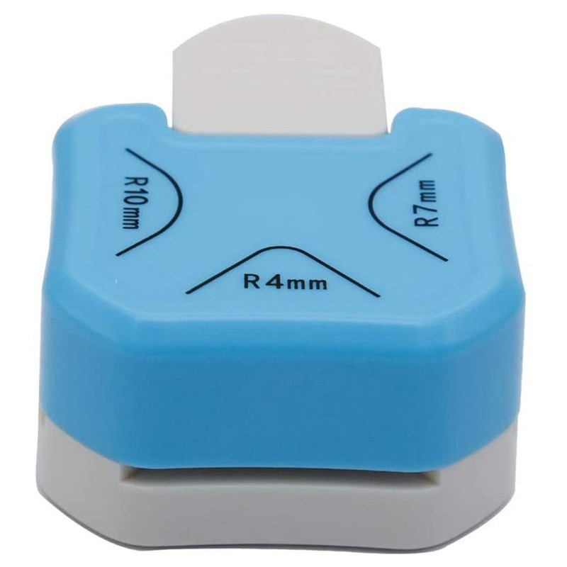 Paper Corner Rounder 3 In 1 (R4mm+R7mm+R10mm), Corner Punches For Paper Crafts, Corner Cutter DIY, C