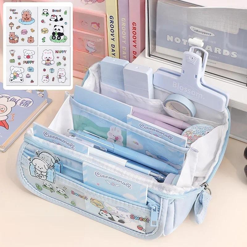 

Cute Pencil Case Stationery for Junior High School Girls New Primary School Students Large Capacity High Appearanc