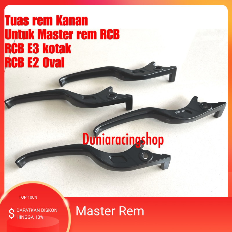 Tuas Rem Kanan Handle rem Buat Master rem RCB E2 Oval Master RCB E3 Kotak