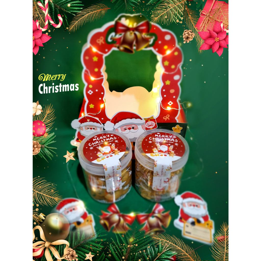 

HAMPERS KUE NATAL JOLLY RED CHRISTMAS PACKAGE ( ) THR BESAR KUE KERING TOPLES JAR CHRISTMAST PARCEL PARSEL BINGKISAN PREMIUM COOKIES