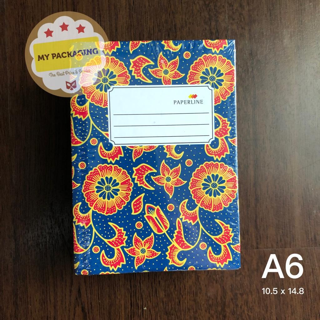 

Buku Catatan Hard Cover Paperline ukuran Oktavo A6 100 Lembar Notebook - 1 Buku Terbaik Harga Grosir