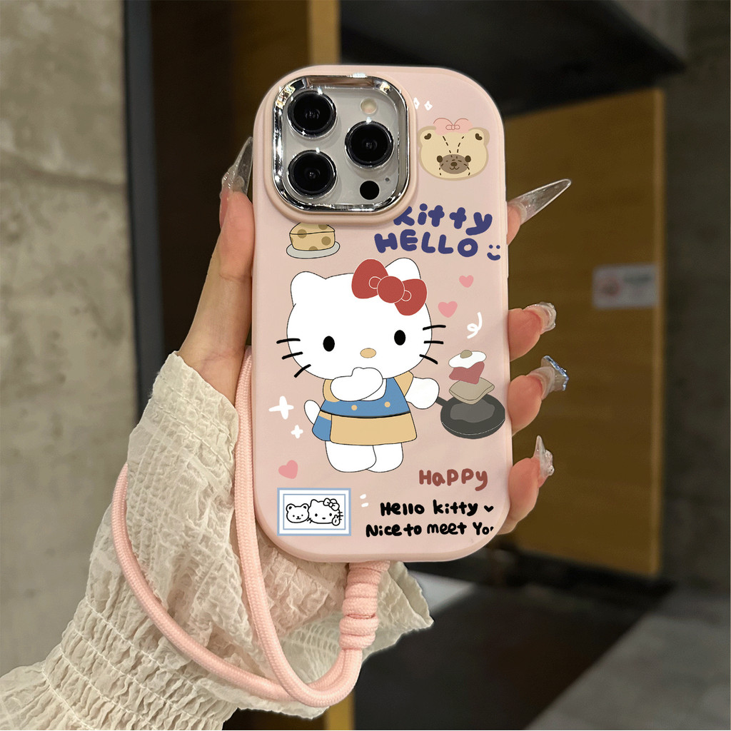 HelloKitty untuk case redmi 11lite poco c55 65 m2poro m3 m5s m6poro x3poro x3nfc radmi9 9a 9at 9cnfc