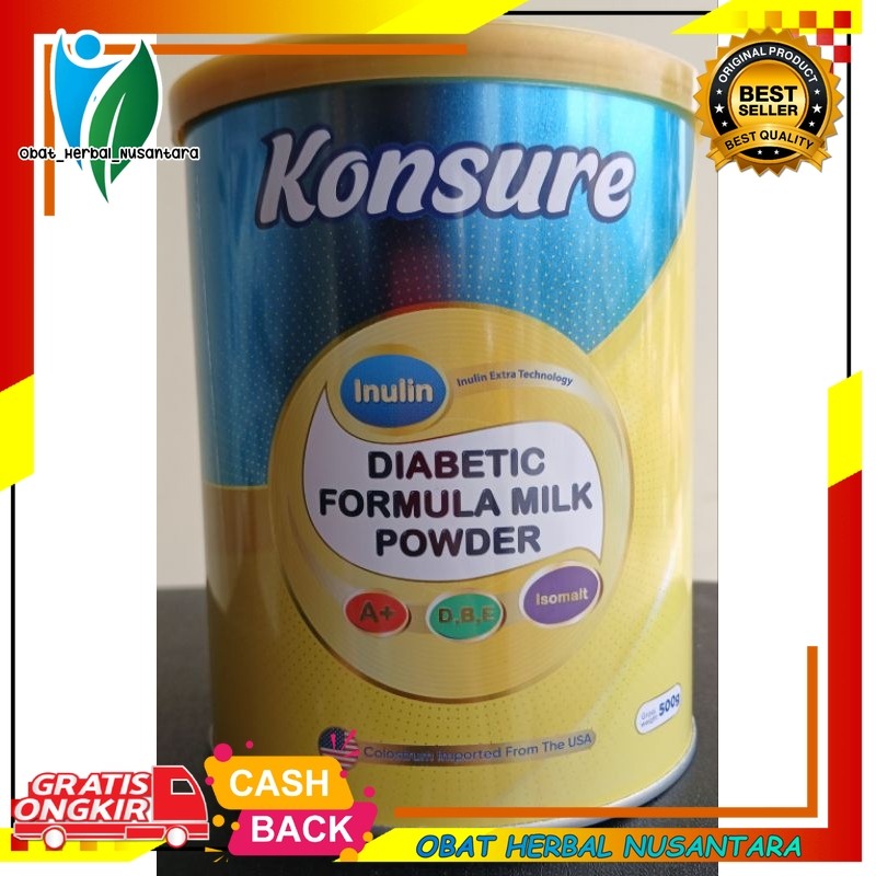 

KONSURE MILK SUSU UNTUK DIABETES DAN KENCING MANIS Neto 500g