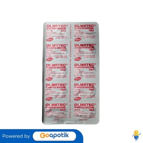 Olmetec 40 Mg Strip 10 Tablet