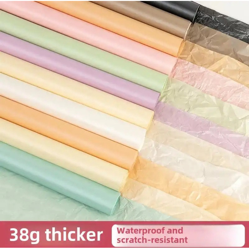 

(5Lembar) Flower Wrapping Pearl Pear Paper Sydney Tissue Waterproof Korean Pear Kertas Bunga Buket Florsit Wrapping