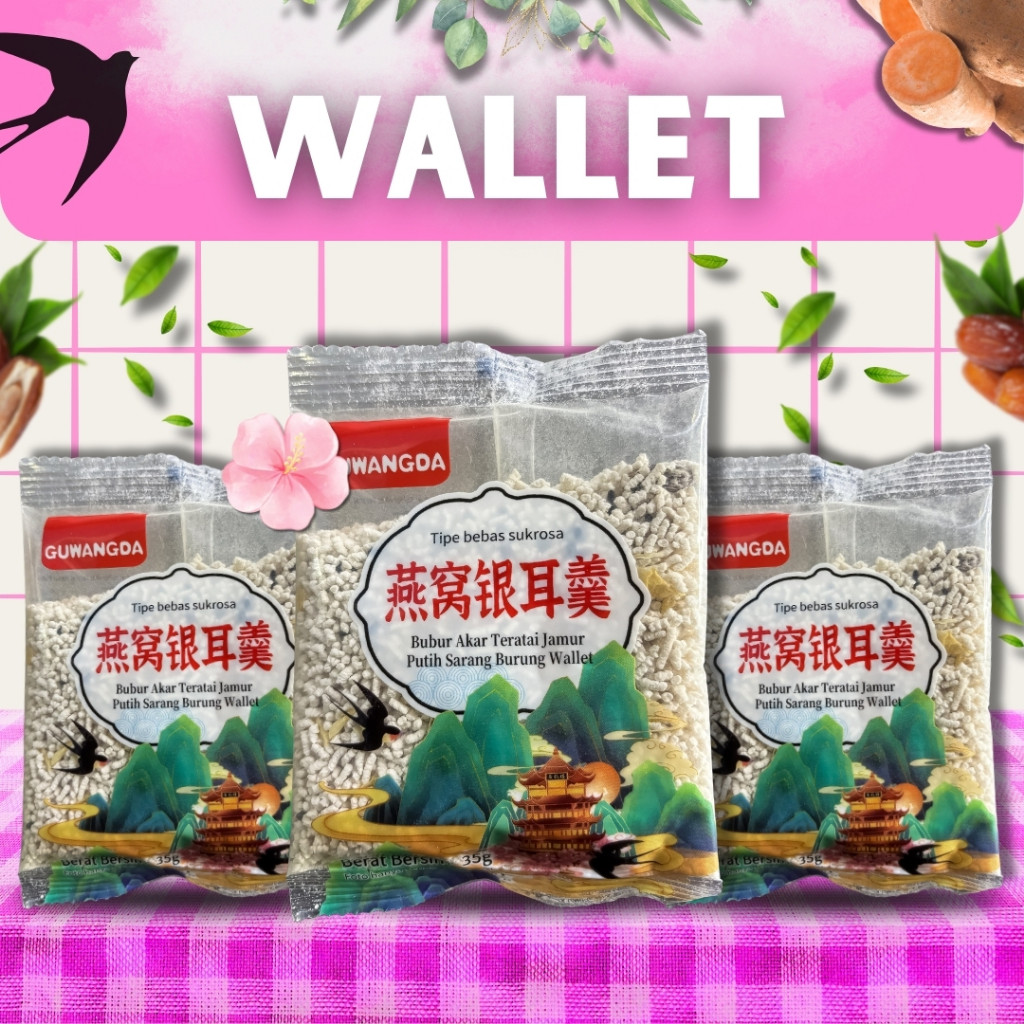 

Oufen Lotus Root Powder Sachet - Varian Sarang Burung Wallet Kemasan (35g)
