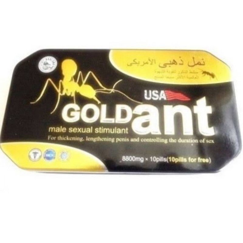 GOLD ANT USA ORIGINAL PENAMBAH STAMINA PENUNJANG PERFORMA(/Gratis ongkir) originalbergaransi...!!! O