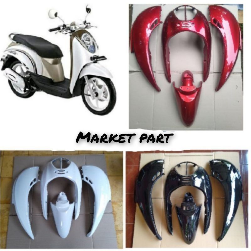 PAKET BODY HALUS HONDA SCOOPY KARBU SCOOPY LAMA 2010 2012