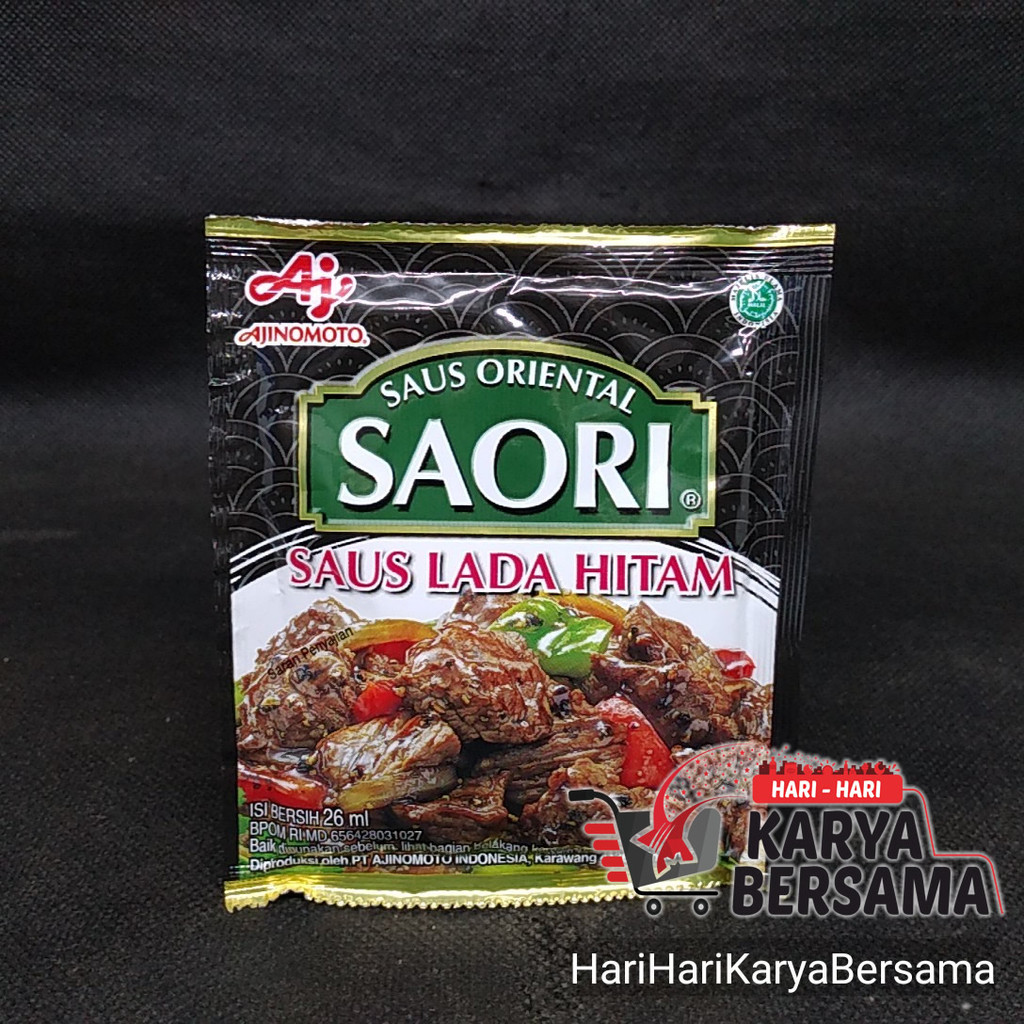 

BUMBU MASAK SAORI SAUS LADA HITAM 26ML