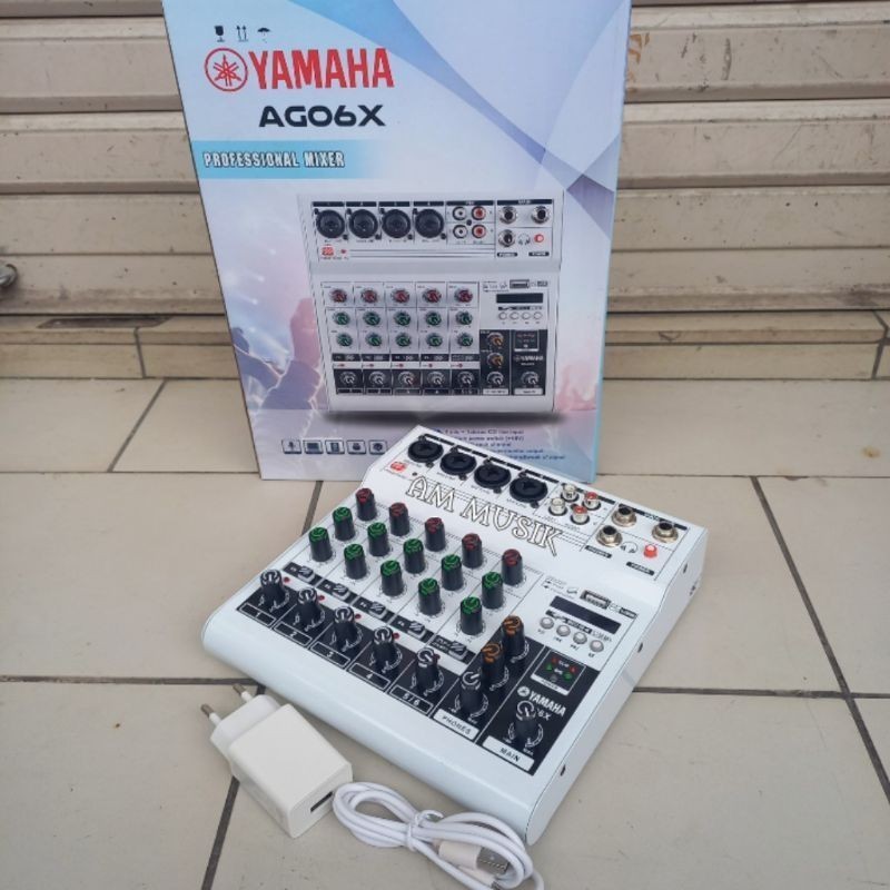 MIXER YAMAHA AG06X MIXER AUDIO 6 CHANNEL AG 06 X