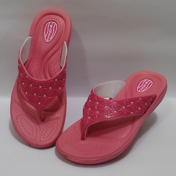 MALL57~ PROMO-[Limited Stok] Sandal Karet Wanita Wedges H3cm S36-40 Yitai Motif Bunga Matahari