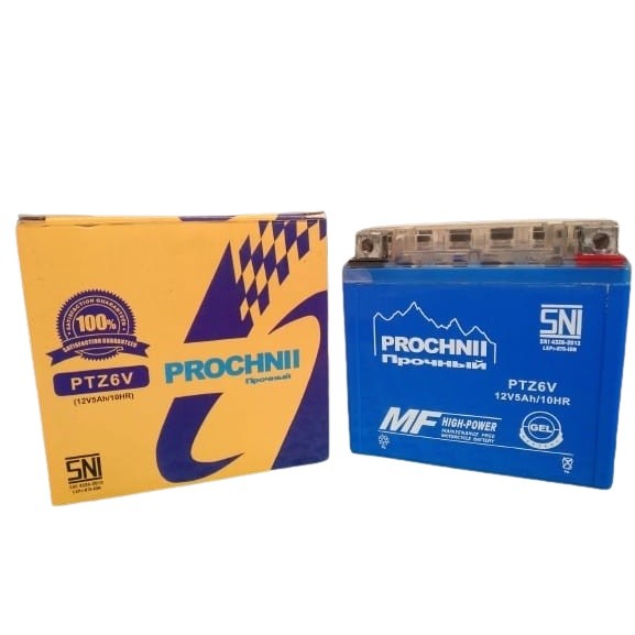 Aki GEL Motor MURAH SBY CBR150 R New Sonic150R New SatriaFU150 GTZ 6V PROCHNII 46VM