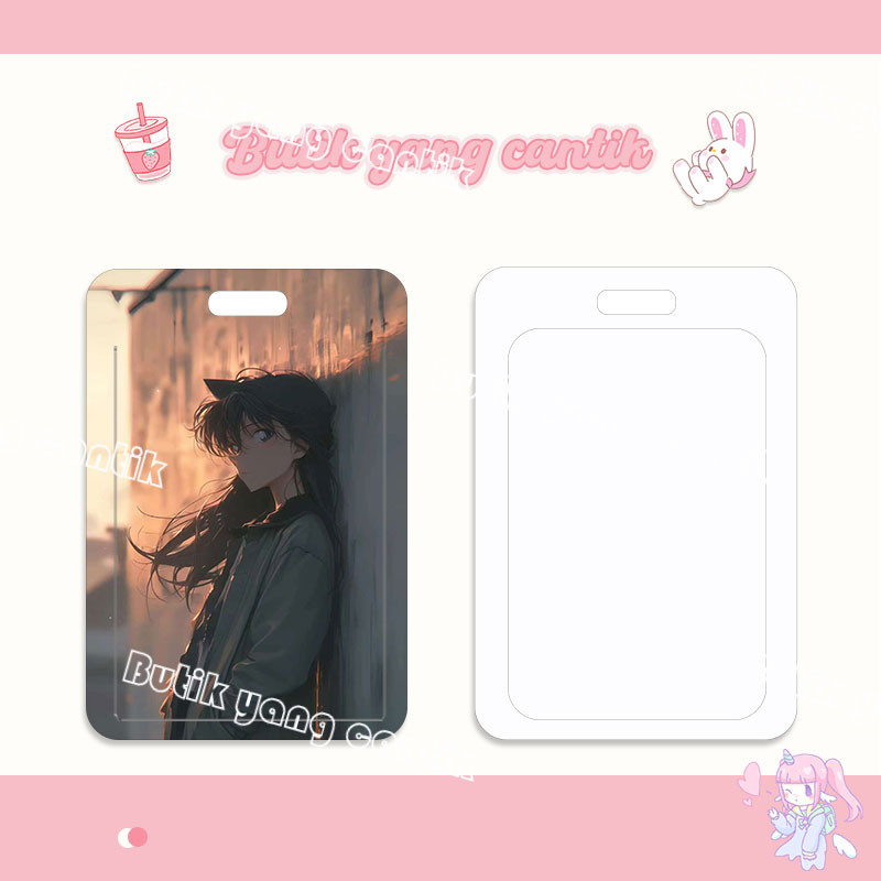 

ID CARD HOLDER, Tempat Kartu Detektif Conan Xiaolan, Cocok untuk Kantor/Sekolah, Kartu Pelajar/Kartu Transportasi, Kartu Akses, KTP, Flazz, Kartu Kredit Elektronik dan Uang Elektronik.