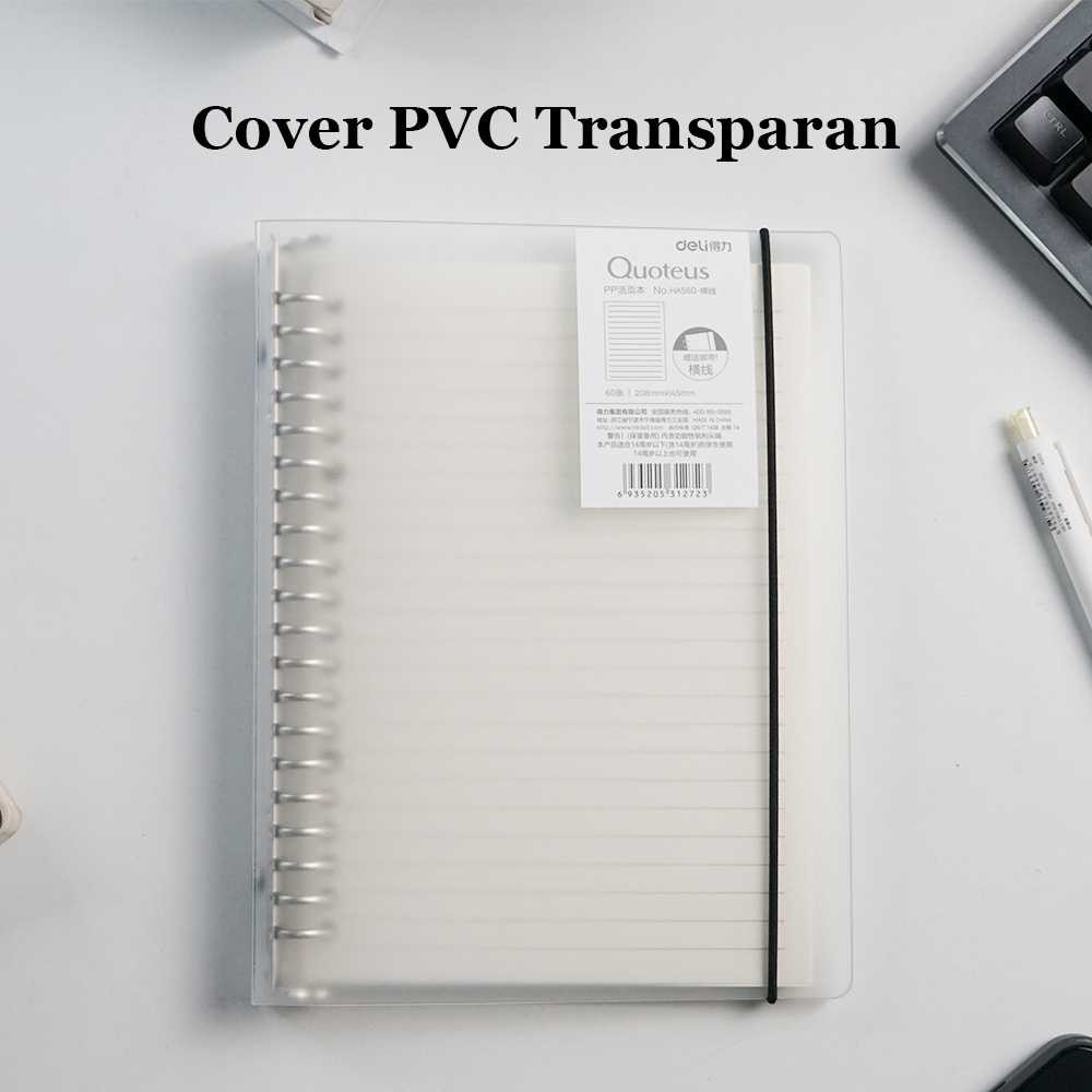 

FMSHOPP Deli Buku Binder Catatan Notebook Loose Leaf Book 60 Sheets - HA560‼️COD‼️