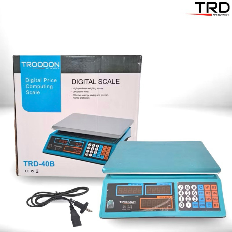 TIMBANGAN DIGITAL BUAH LAUNDRY 40kg 40 kg TROODON TIMBANGAN MEJA DUDUK