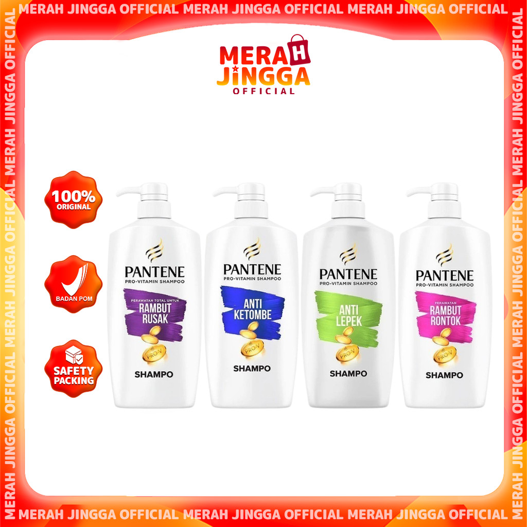 PANTENE SHAMPO 900 ML SERIES | ANTI DANDRUFF - HAIR FALL CONTROL - PERAWATAN RAMBUT RUSAK - PANTENE 