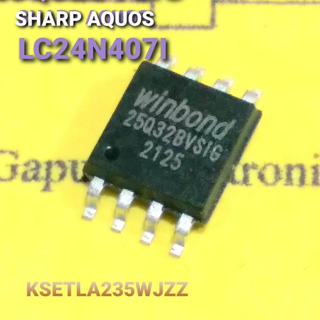 IC eprom sharp aquos LC24N407