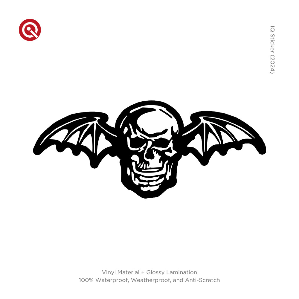 

IQ | A7X Deathbat - Stiker/Sticker Vinyl Premium Glossy Waterproof