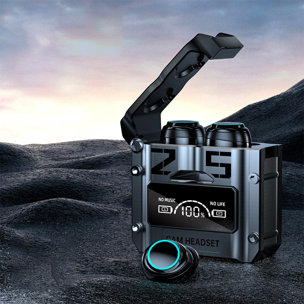 Headset GAMING Bluetooth 5.3 Bass Full Earphone Bluetooth Headset M25 Wireless M25 Headset Bluetooth