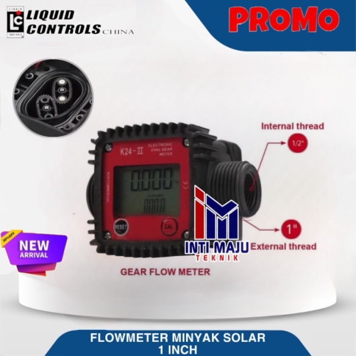 Flow meter minyak digital Flow meter solar digital derat 1 inch