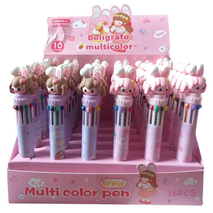 

BP 10W WB-55552 CUTE / PULPEN 10 WARNA LUCU