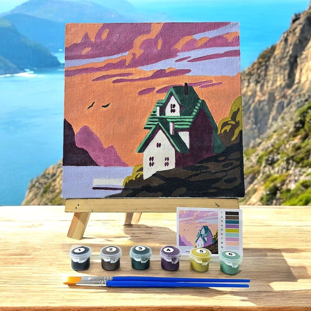 

DIY Paint By Numbers Kit 1 Set - Lake House O - SFO Semarang Official