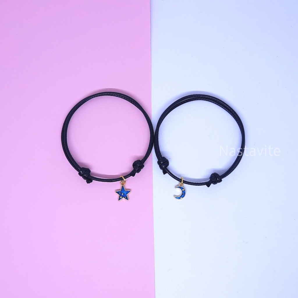 Gelang couple pasangan aesthetic simpel korea bestie sahabat ber 3