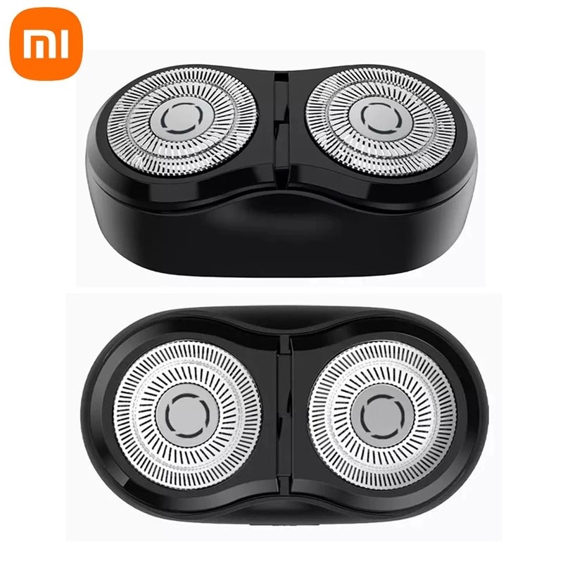 Original Xiaomi Mijia Electric Shaver Blade Heads MSXT201 with Rotating Double Heads for Xiaomi Miji