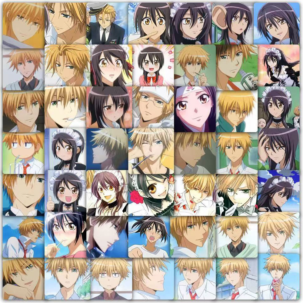 

10/30/59pcs Ayuzawa Misaki Maid Sama Stickers Cool Usui Takumi Anime Sticker Scrapbooking Aesthetics Bike Phone Waterproof Decal