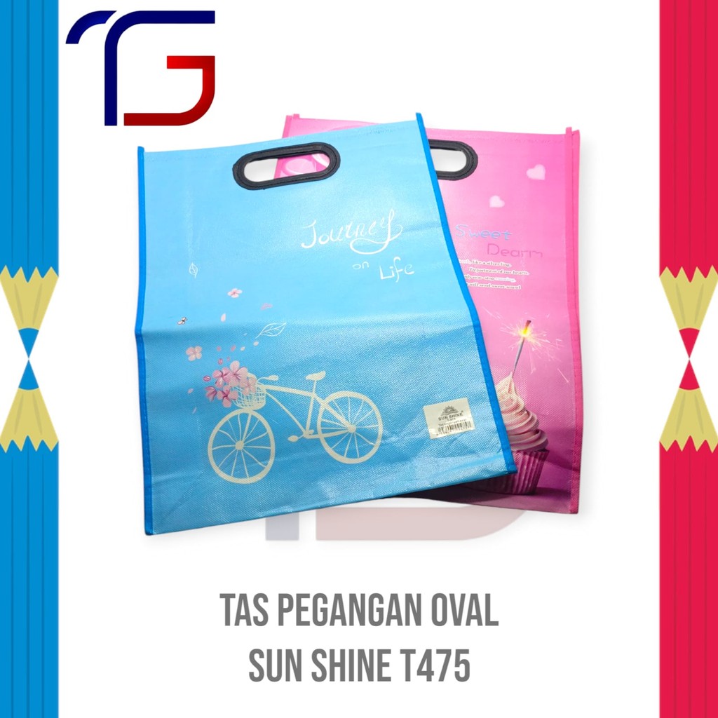 

Goodie Bag / Tas Pegangan Oval Sun Shine T475 Bahan Tebal