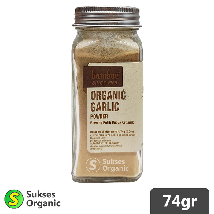 

KT Organic GARLIC Powder Bawang Putih Bubuk Organik Botol Bamboe 74gr