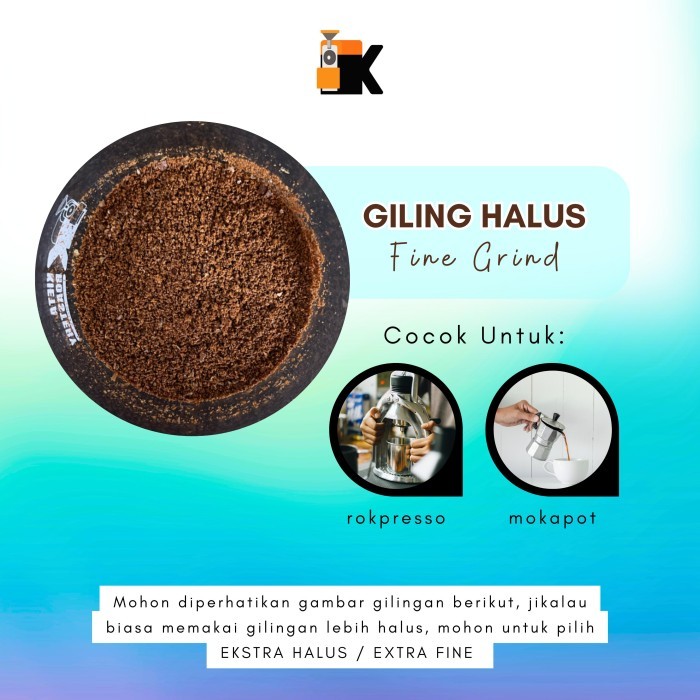 

[[Best Seller]] Kopi Fine Robusta Pagar Alam 100gr (biji/bubuk) - Giling Halus, 100G