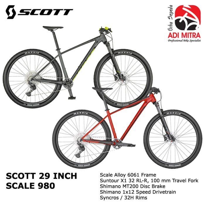 SCOTT Scale 980 [29 Inch] Sepeda MTB 12 Speed