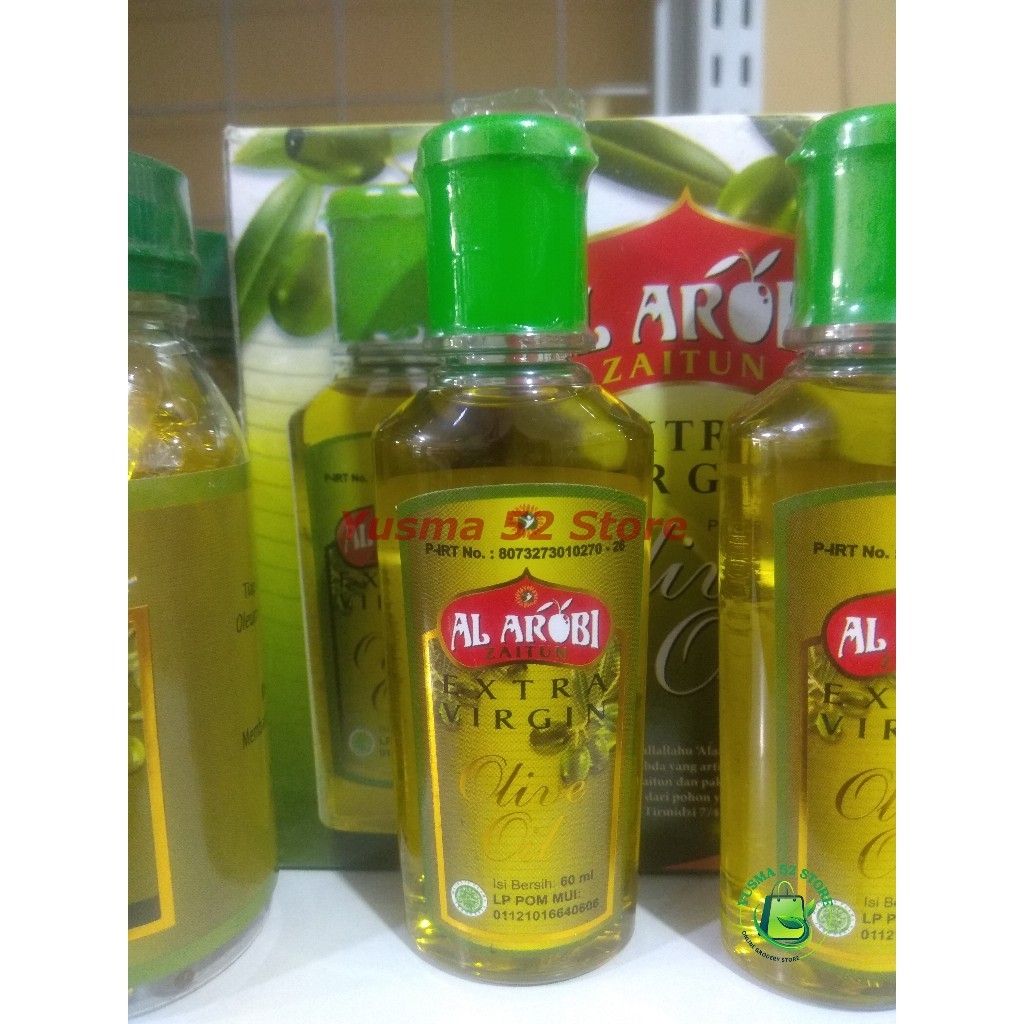 

MINYAK ZAITUN AL ARROBI EXTRA VIRGIN OLIVE OIL 60 ML