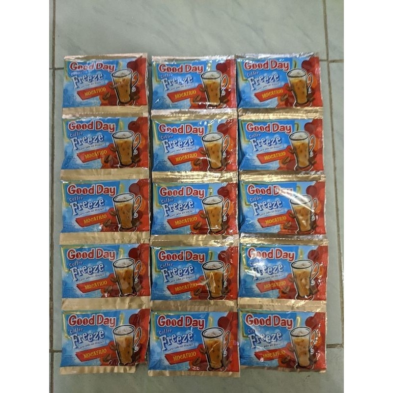 

Good day freeze mocafrio 30g renceng (isi 10 sachet)