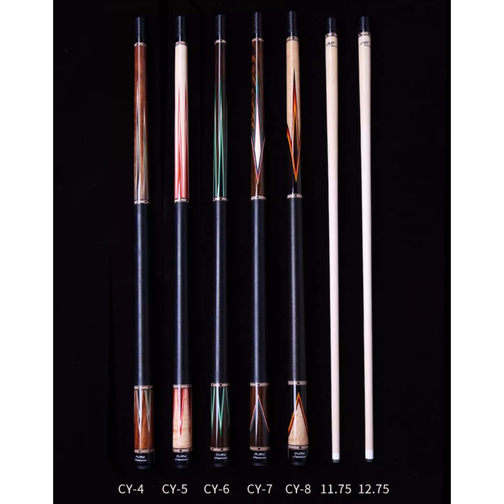 Fury 12th Anniversary Master American 1/2 CY-4/5/6/7/8 Billiard Pool Cue Stick 11.75mm/12.75mm Set