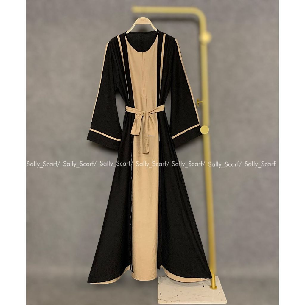 Sally Scarf Set 2in 1 Lavina abaya  / busui friendly