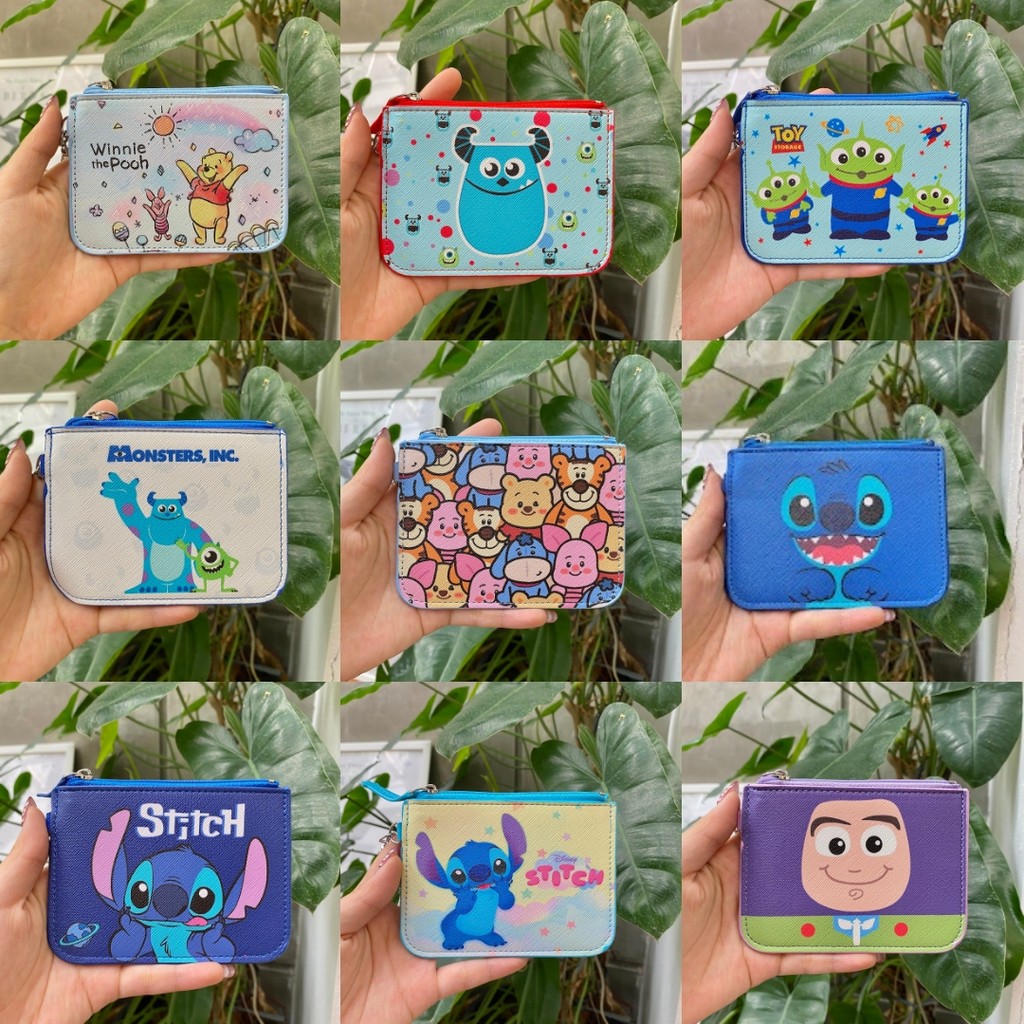 

Dompet Kartu Id Card Holder Gantungan Resleting Karakter Disney Sulley Buz Stitch Pooh Tiger Piglet Dumbo Kulit Lucu Unik Kado Hadiah Gift