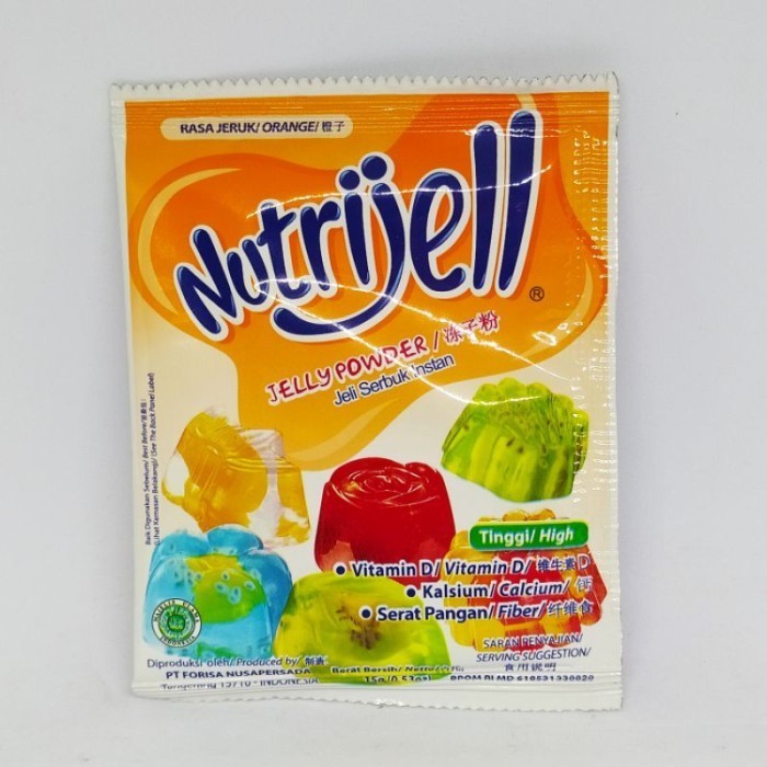 

New Item NUTRIJELL JELLY POWDER JERUK 15G